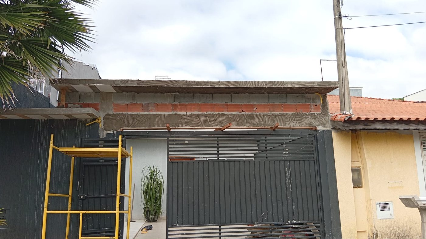 Etapa 3 — alvenaria da platibanda